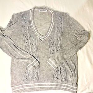 Men’s Amina Robinacci  Napoli light gray sweater.